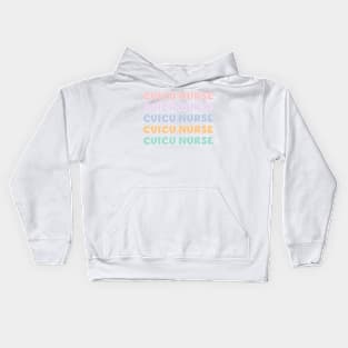 cvicu nurse Kids Hoodie